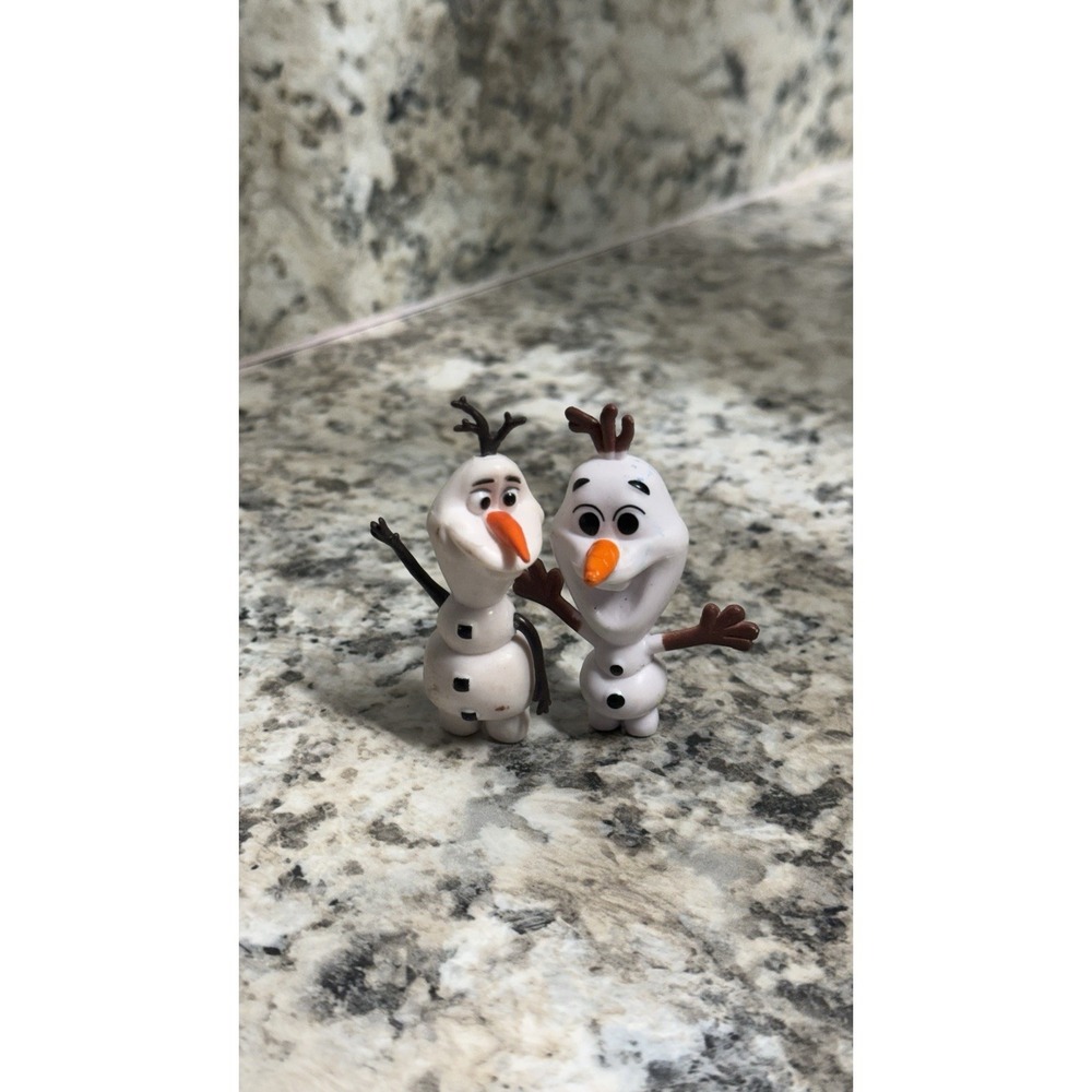 Disney Frozen Olaf Snowman Mini Toy Figure Cake Topper Figurine, 2"
